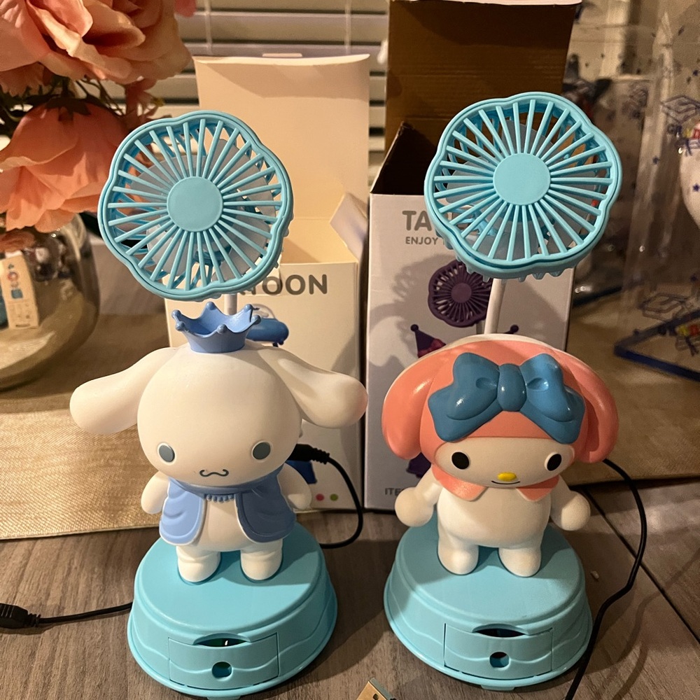 Cinnamon roll and my melody fan